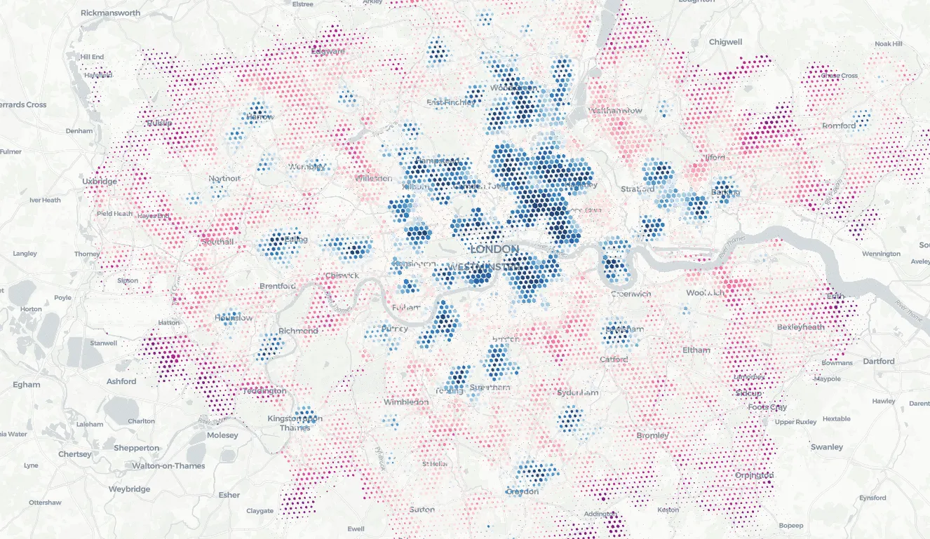 15 Minute Walkability in London