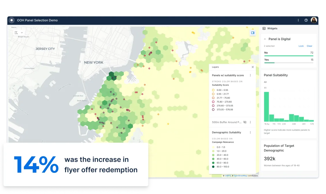 OOH Targeting with carto