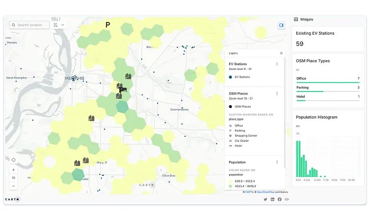 Site Selection mobile