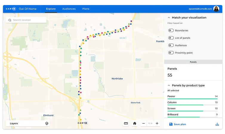 OOH location insights faster mobile