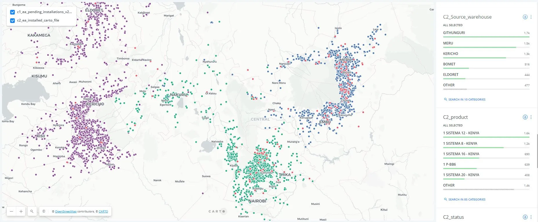 Kenya Operation Planning Map
