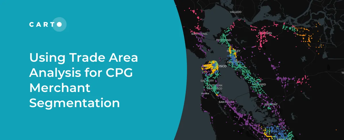 Using trade area analysis for CPG merchant segmentation