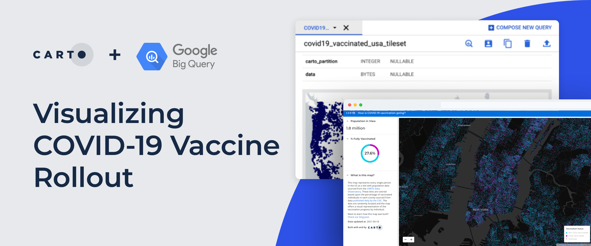 Using BigQuery to build population maps for a vaccination app