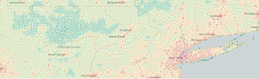 Screenshot showing aggregation tileset