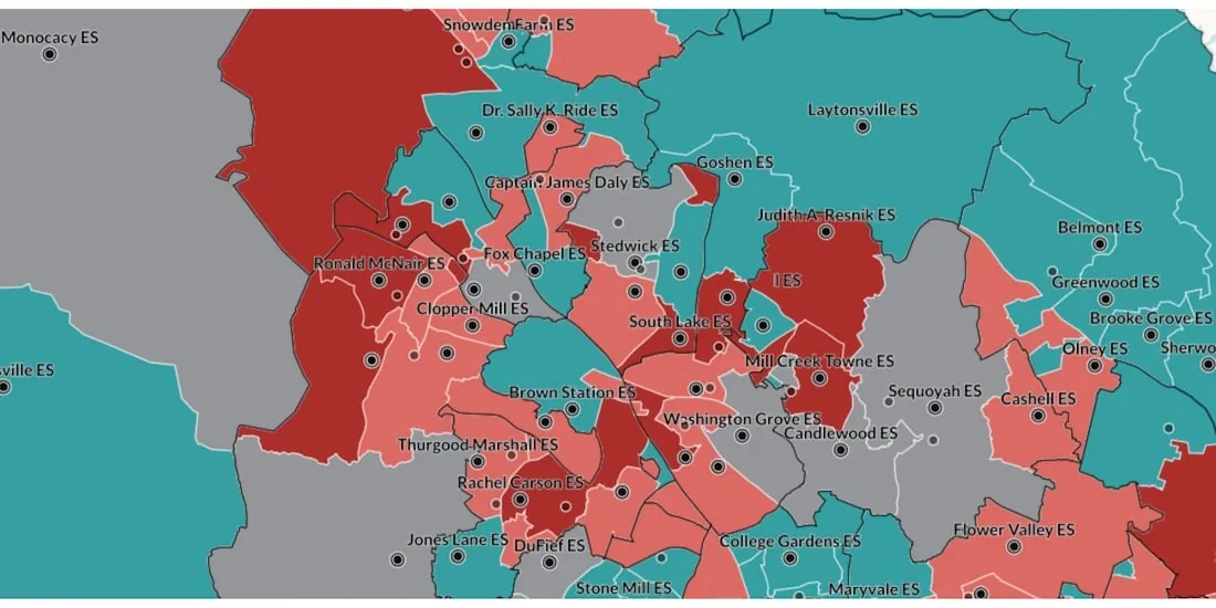 Interactive School District Maps & Analysis with WXY