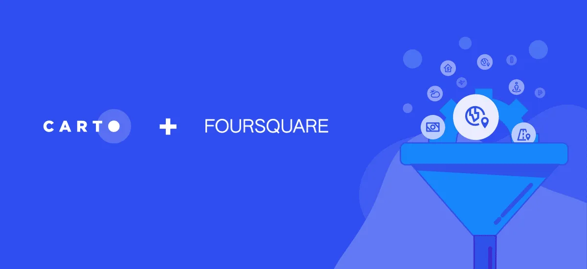 Foursquare POI & Foot Traffic Data now available in CARTO