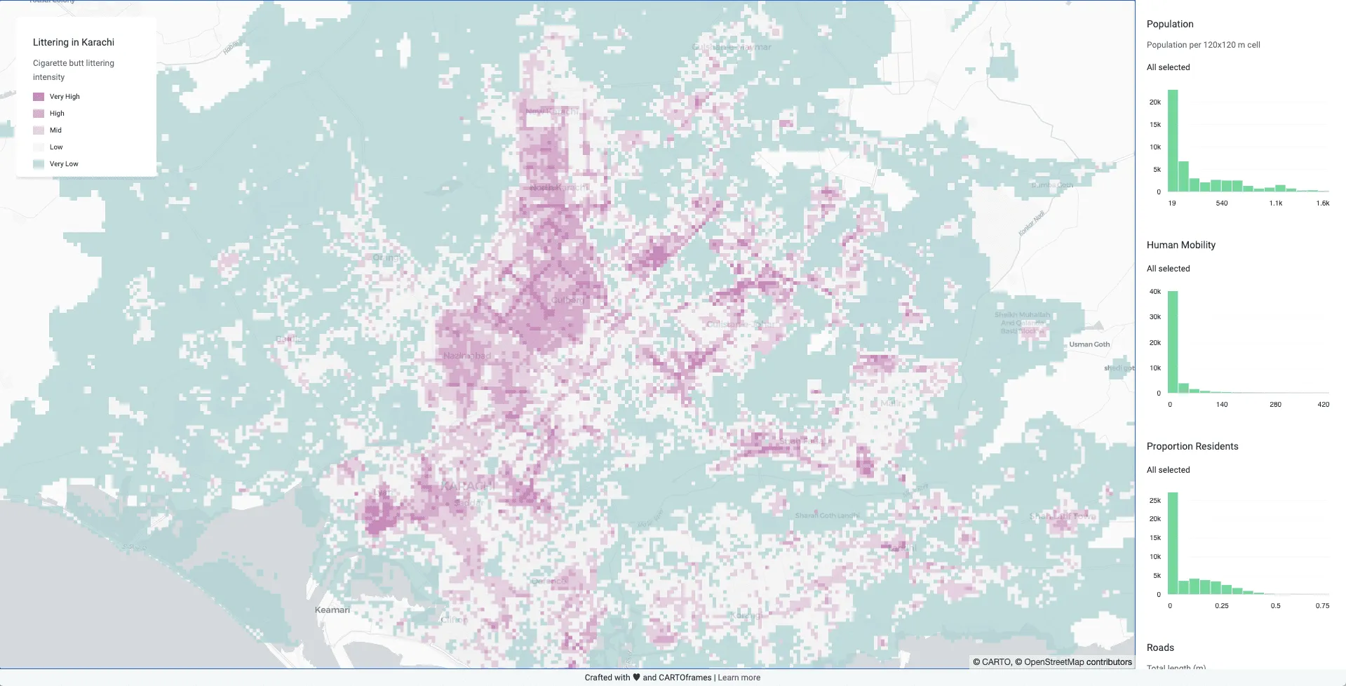 Screenshot of Our World Is Not an Ashtray platform