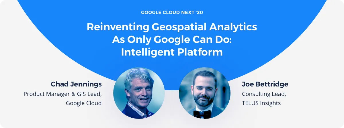 Photograph of speakers at Google Cloud Next