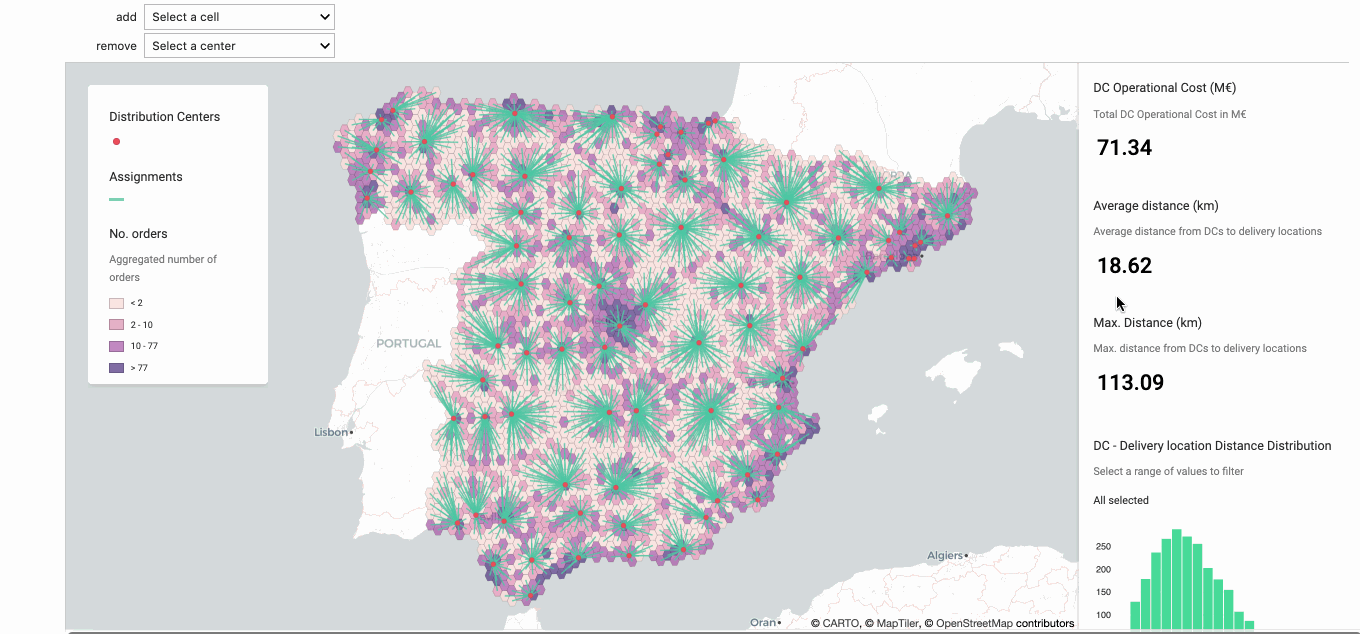 An animation showing the prototype in action
