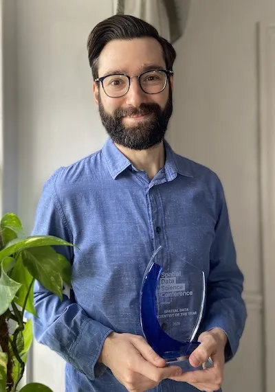 Dani Arribas-Bel  Spatial Data Scientist of the Year 2020