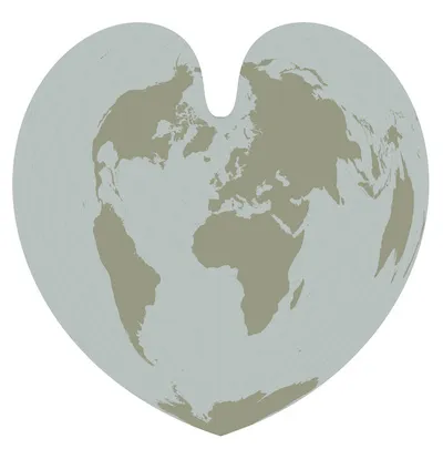 World Heart Map
