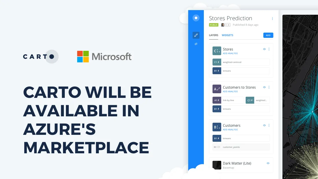 Announcing Microsoft & CARTO Strategic Partnership