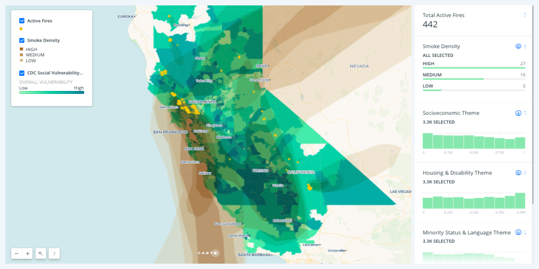 California Wildfire Maps: How fires and smoke are spreading