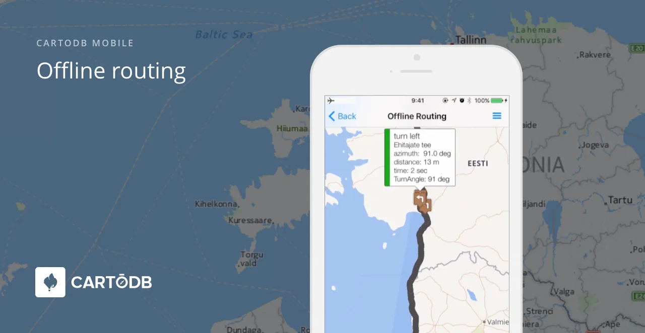 Offline routing with the SDK