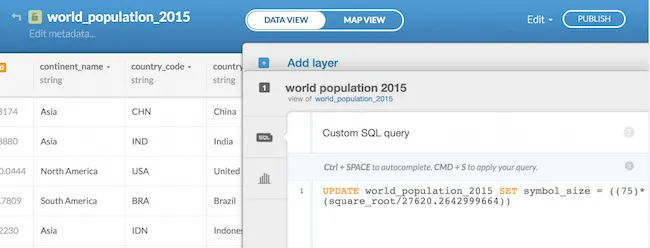 Calculate Symbol Size