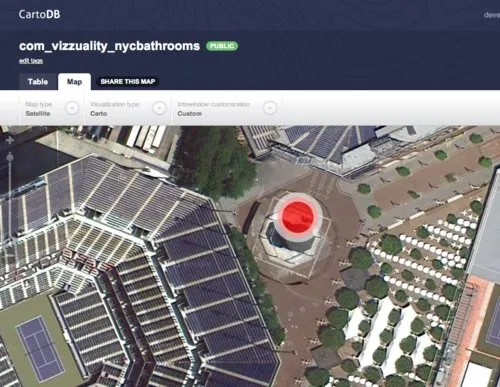 nyc bathrooms map visualization real time