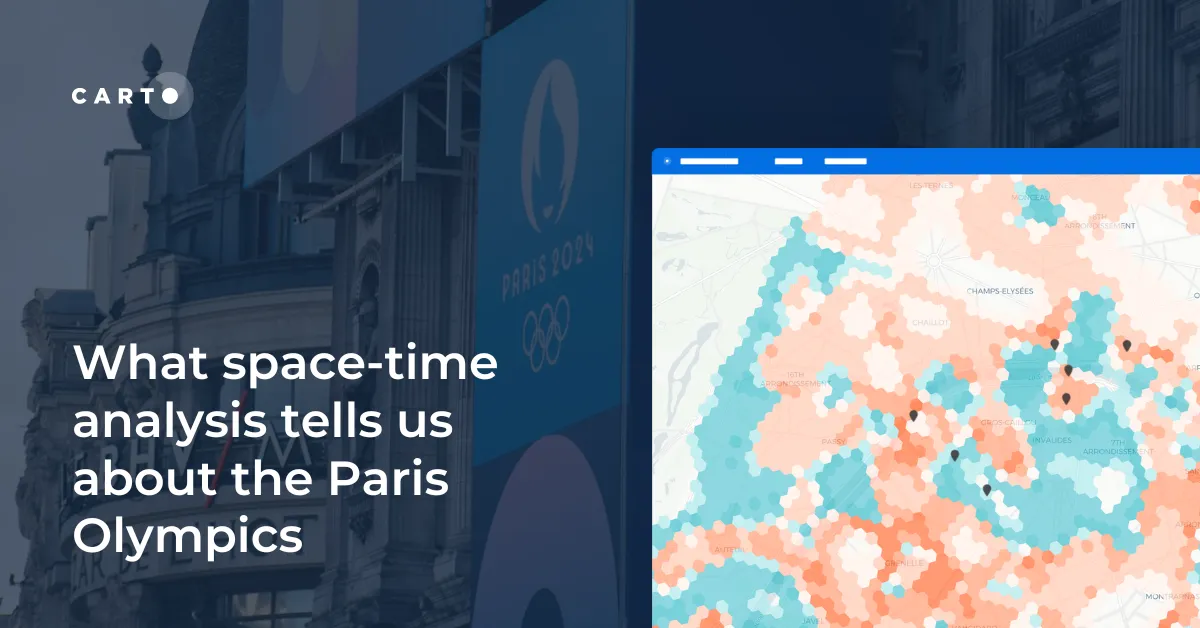 What space-time analysis tells us about the Paris Olympics