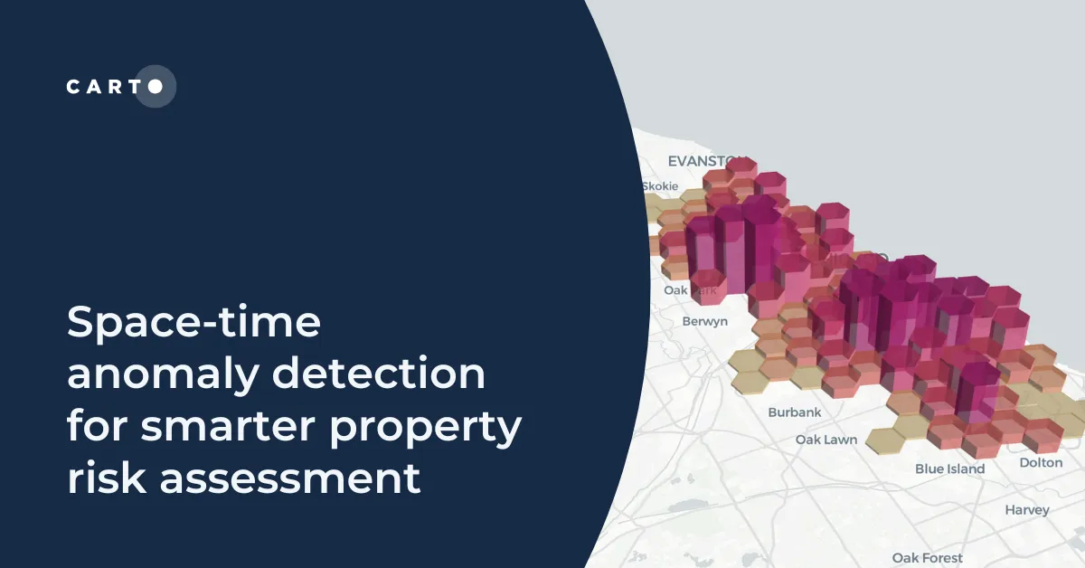 Space-time anomaly detection for smarter property risk assessment