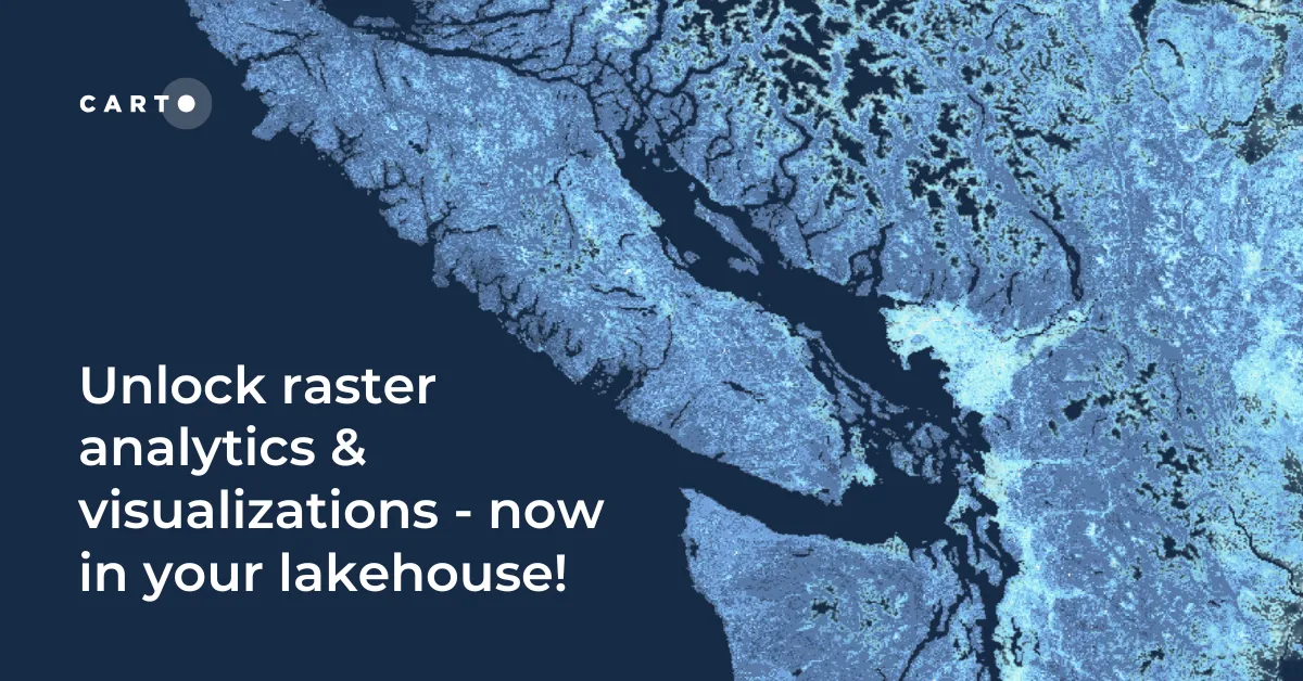 Unlock raster analytics & visualizations - now in your lakehouse!