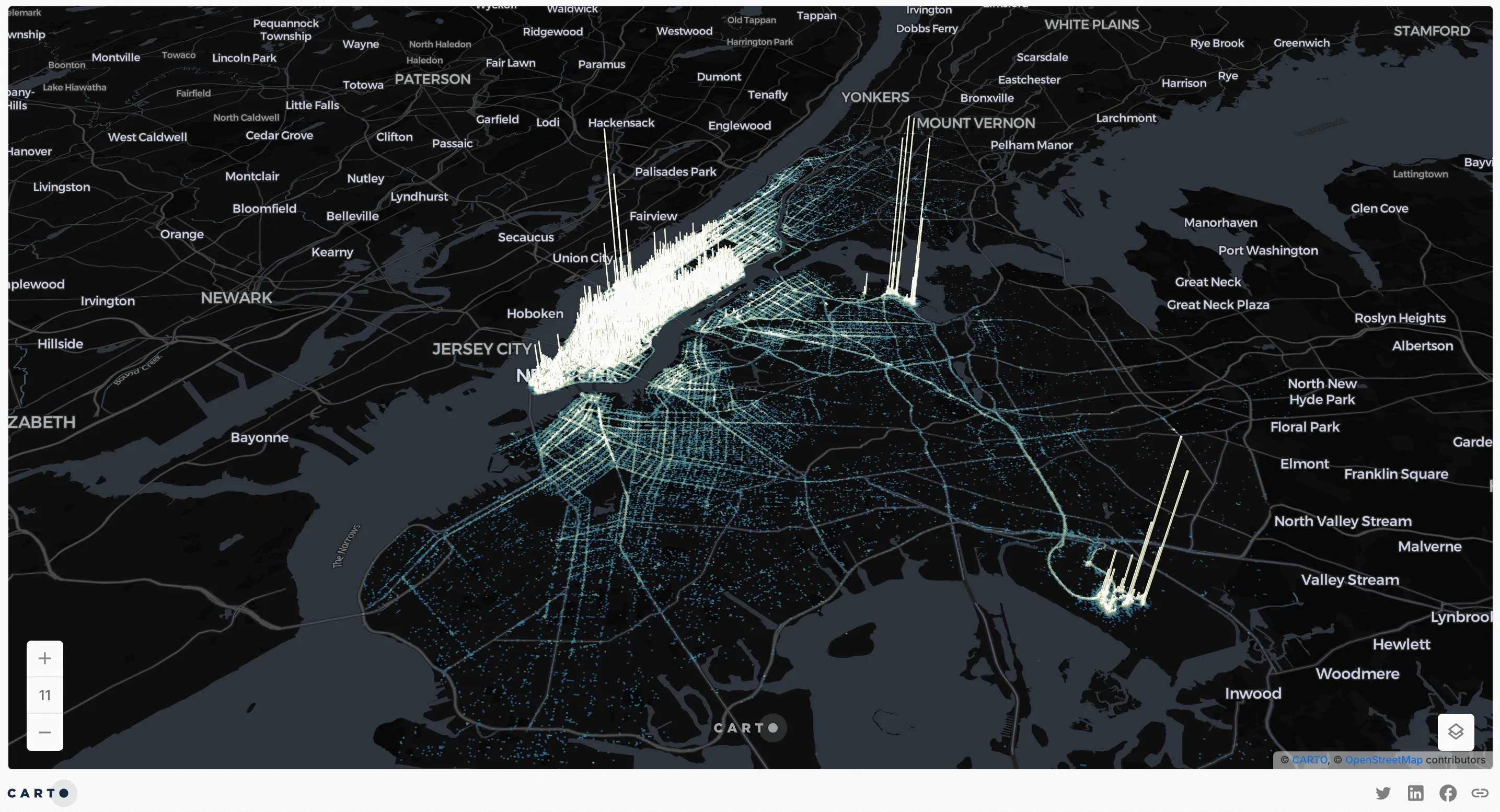 A screenshot fo CARTO Builder