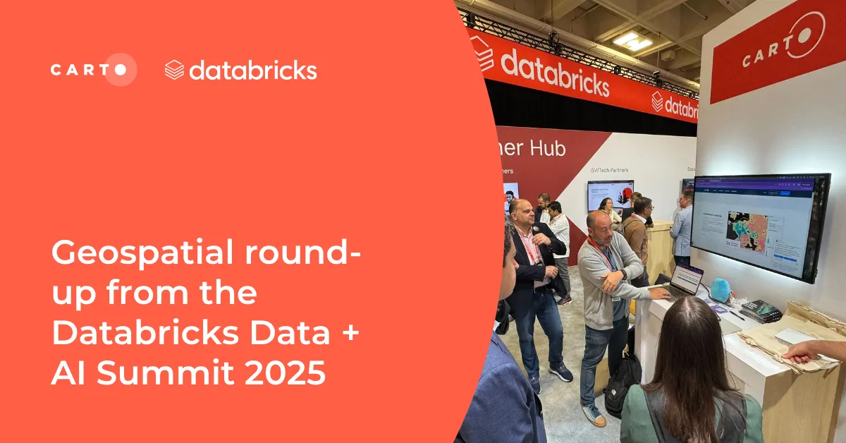 Geospatial & AI at the Databricks Data + AI Summit 2025