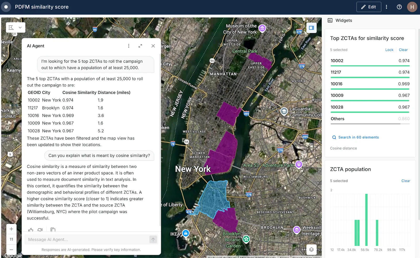 A screenshot of CARTO Builder