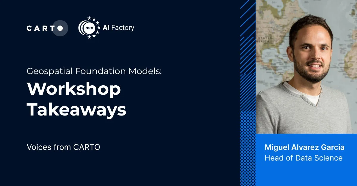 Geospatial Foundation Models: Workshop Takeaways