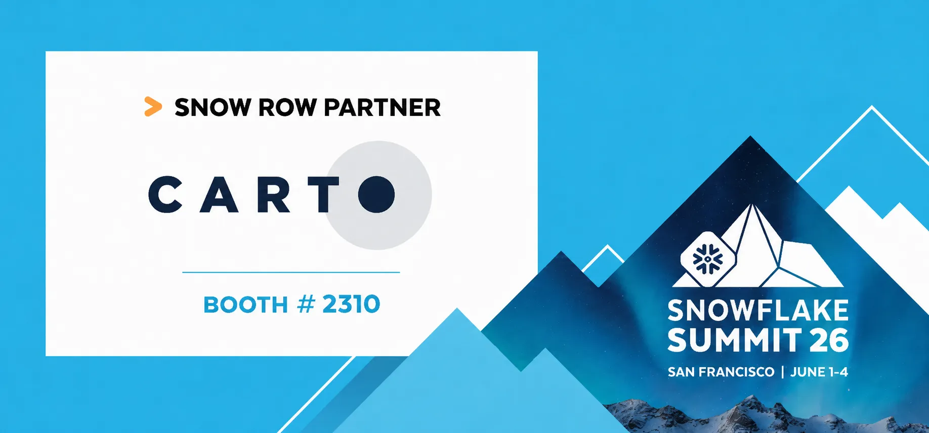CARTO at Snowflake Summit 2026